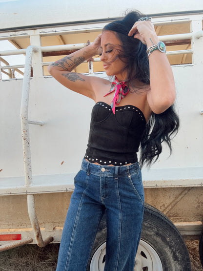 The Suede Top