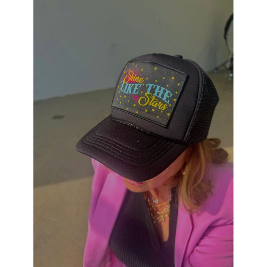Shine Like the Stars Black Patch Trucker Hat