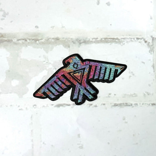 Tie-Dye Thunderbird Iron-on Patch