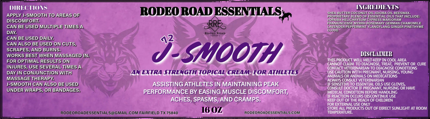 J-Smooth Cream -  For Hard Working Athletes
