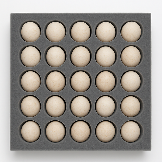 25 Hole Egg Shipping Foam – For Turkeys, Ducks & Chicken Eggs