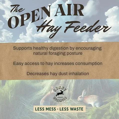 The Open Air Hay Feeder and Hay Roller Bundle