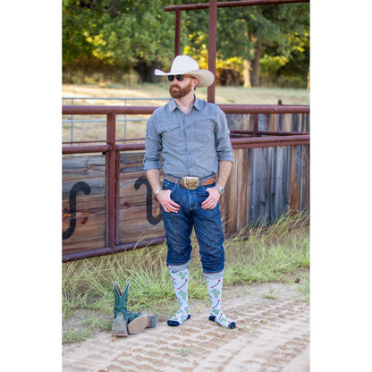 Cowboy Compass Performance Boot Socks