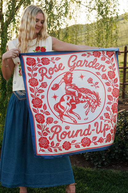 Rose Garden Round Up Wild Rag