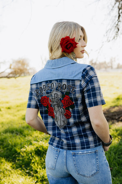 Blue Bonnet Rodeo Blouse