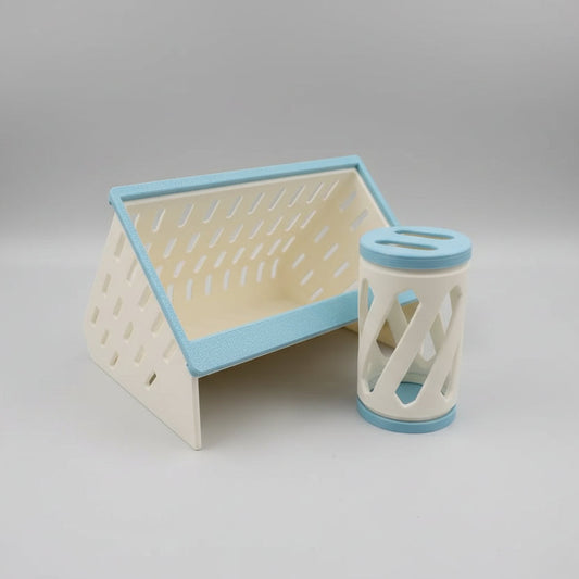 The Open Air Hay Feeder and Hay Roller Bundle