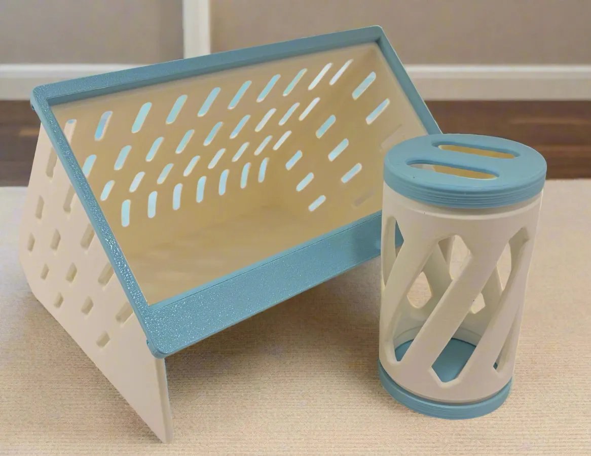 The Open Air Hay Feeder and Hay Roller Bundle