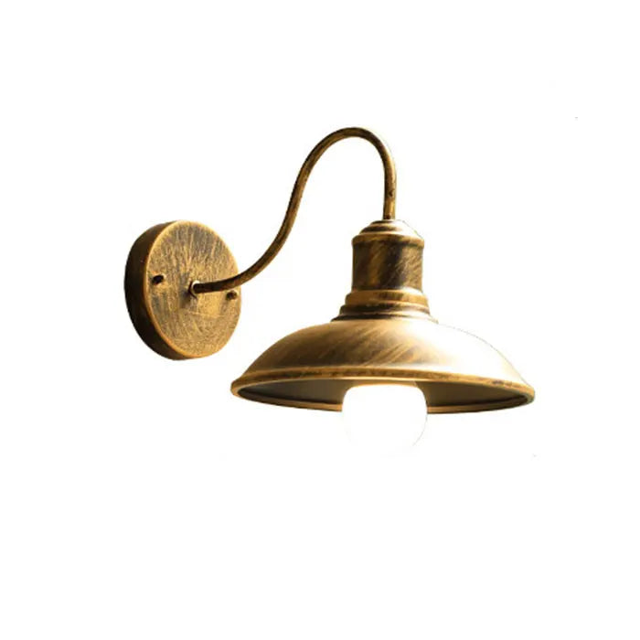 DecorBites™ Black Rustic Gooseneck Outdoor Barn Light Fixture for Patio/Garage/Bathroom