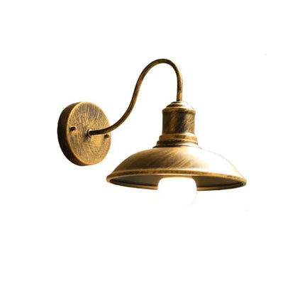 DecorBites™ Black Rustic Gooseneck Outdoor Barn Light Fixture for Patio/Garage/Bathroom