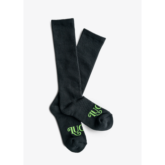 The Cowboy- Black Performance Boot Socks