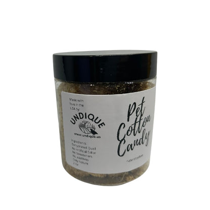 Pet Cotton Candy - Quail All Natural Protein-Rich Fluffy Treat for All Pets, one Ingredient only pet Treat and Food Topper for picky Eaters or gourmets. Made from Premium Quail Meat