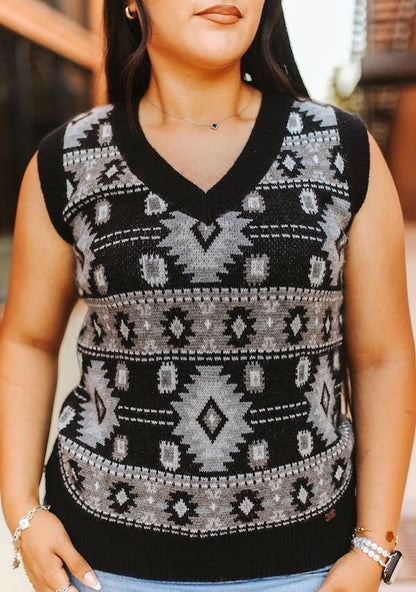 Black Knit Sweater Top - Medium remaining