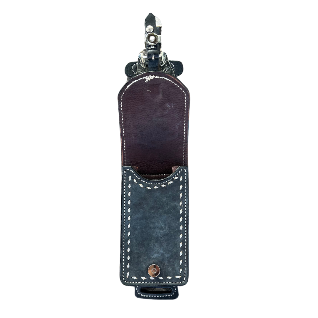 Cowboy Stitch Black Cinch Holder