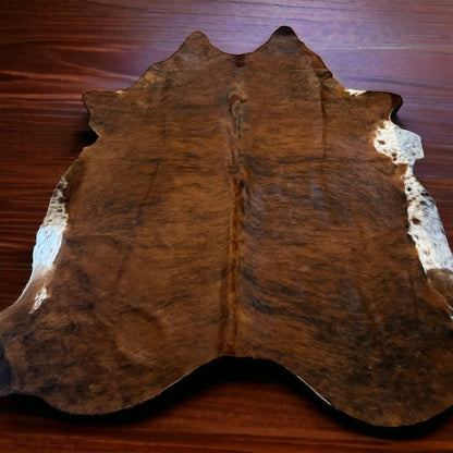 Brindle Jumbo Cowhide Rug - Size 7-8ft