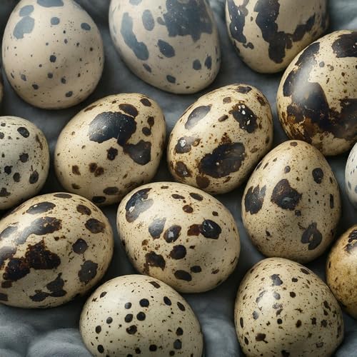 Coturnix Quail Fertile Hatching Eggs, 12 Count, Carefully Sourced and Selected for Quality, Ideal for Incubation and Sustainable Egg Hatching from Family Farms and Hatcheries picked daily fresh