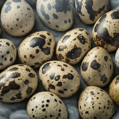Coturnix Quail Fertile Hatching Eggs, 12 Count, Carefully Sourced and Selected for Quality, Ideal for Incubation and Sustainable Egg Hatching from Family Farms and Hatcheries picked daily fresh
