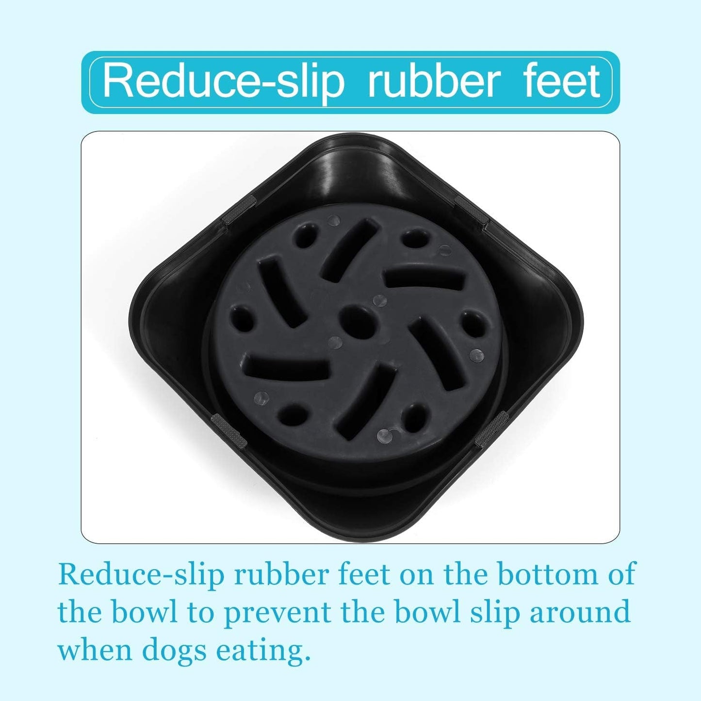 Dog Feeder Slow Eating Pet Bowl Eco-Friendly