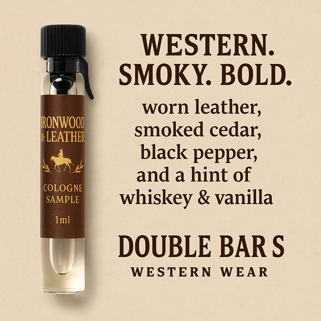 Ironwood & Leather – Men’s Cologne by Double Bar S