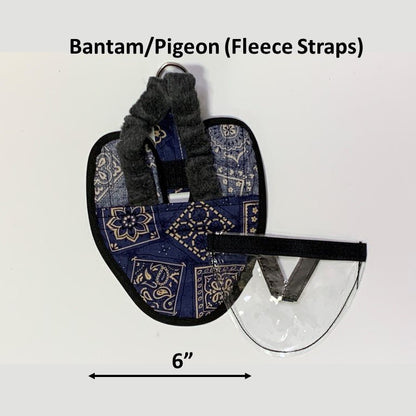 Hen Holster Bird Diaper/Harness (chicken diaper, duck diaper, pigeon diaper with Removable Vinyl Liner)