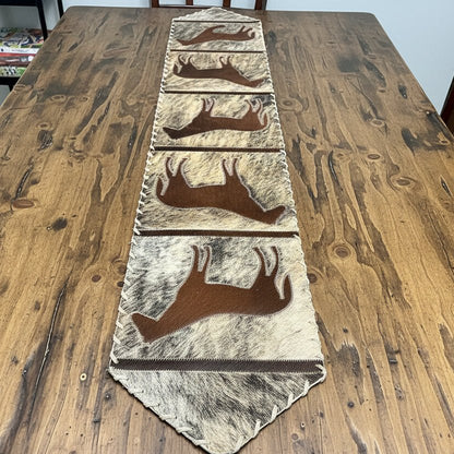 Horse with Laced Border Table Runner
