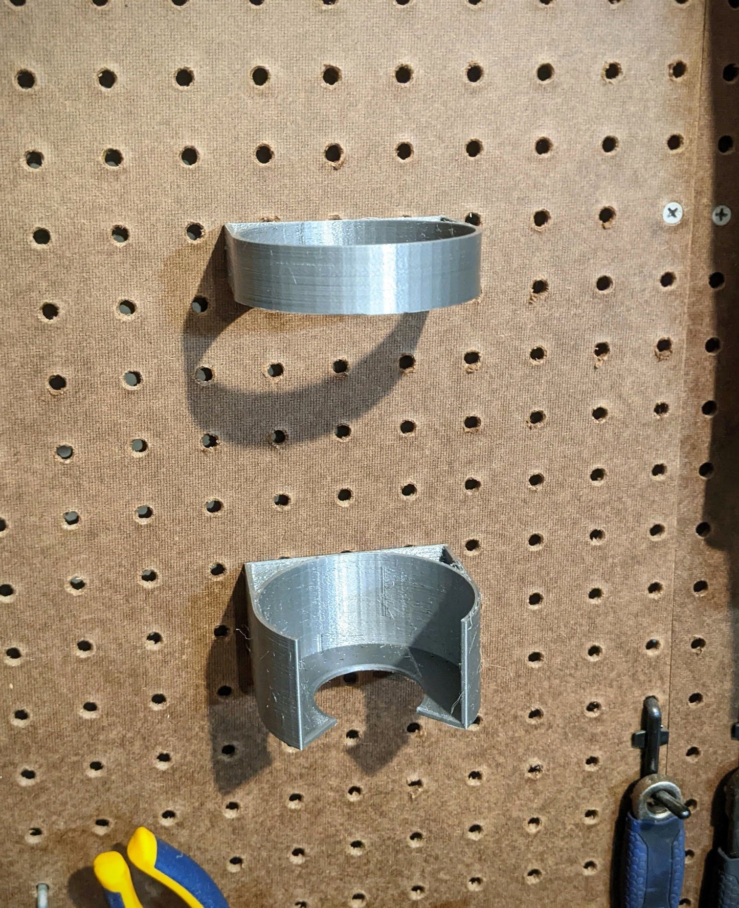 Propane Bottle Pegboard Holder - U.S. 1"x1" Pegboard Organization