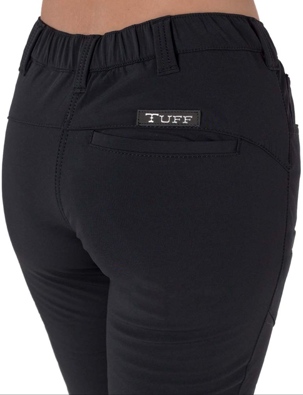 Black Cowgirl Tuff Work Hard Play Hard