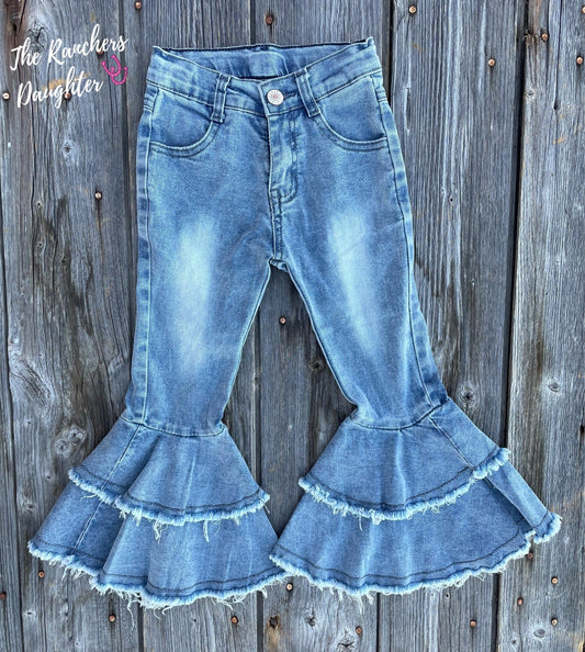Light Wash Double Bell Jeans