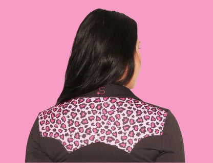 Catty Cowgirl Western Pearl Snap Girls Rodeo Shirt