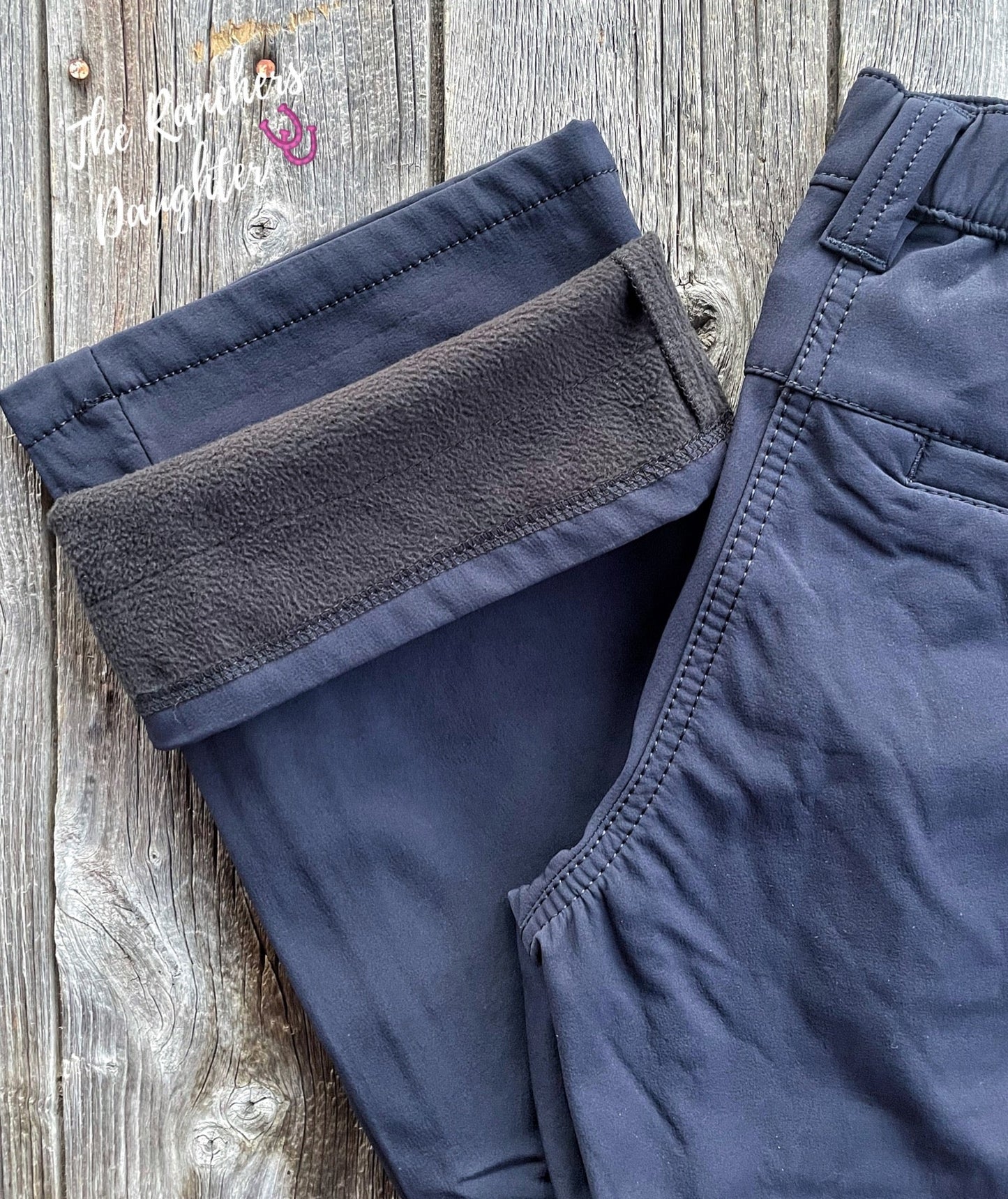 Navy Cowgirl Tuff Work Hard Play Hard