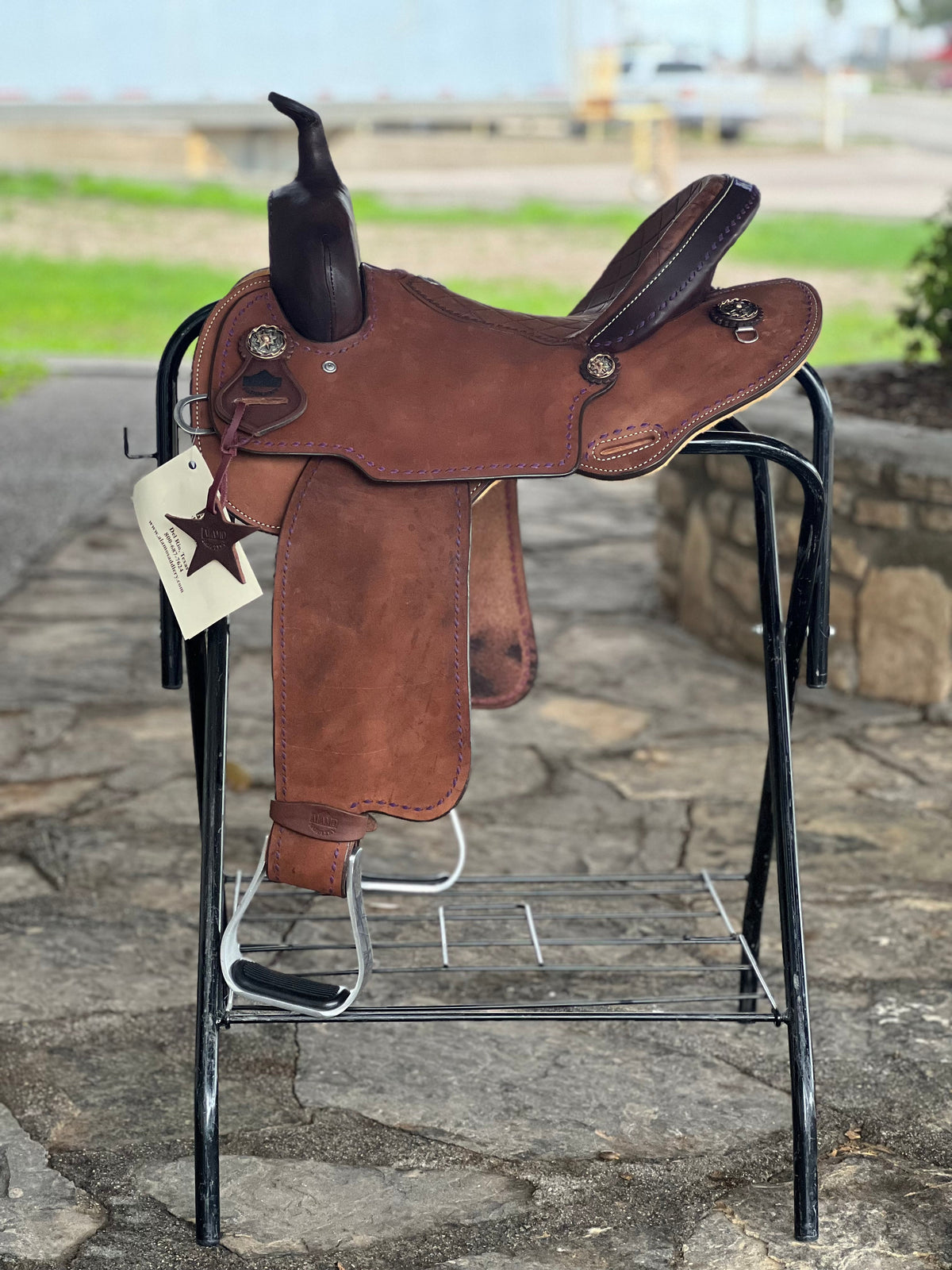 Alamo Air WITH CUSTOM NAME ON CANTLE Barrel