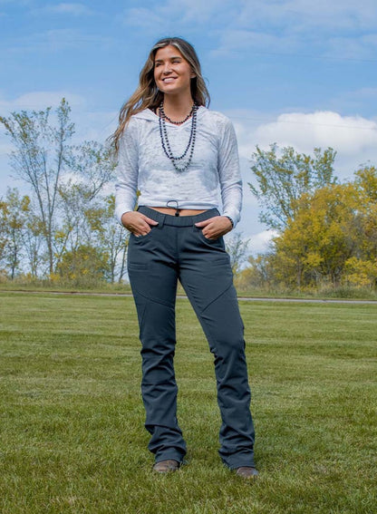 Charcoal Cowgirl Tuff Work Hard Play Hard