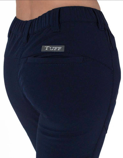 Navy Cowgirl Tuff Work Hard Play Hard