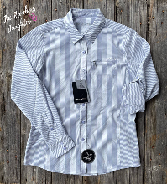 Ariat VentTEK Classic Blue/White Stripe Stretch Shirt