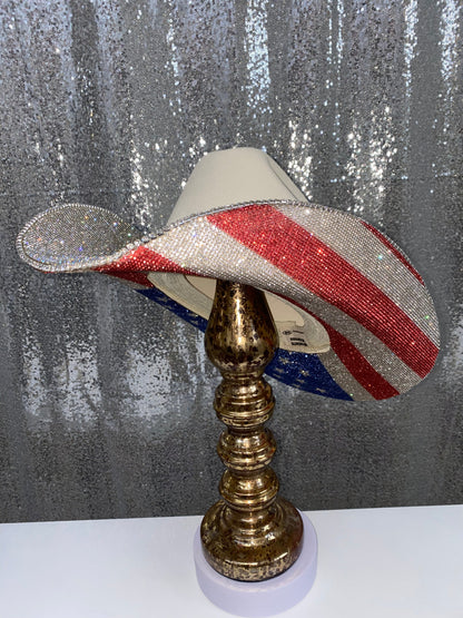 The "America" Hat on Sand Squared Styled Hat