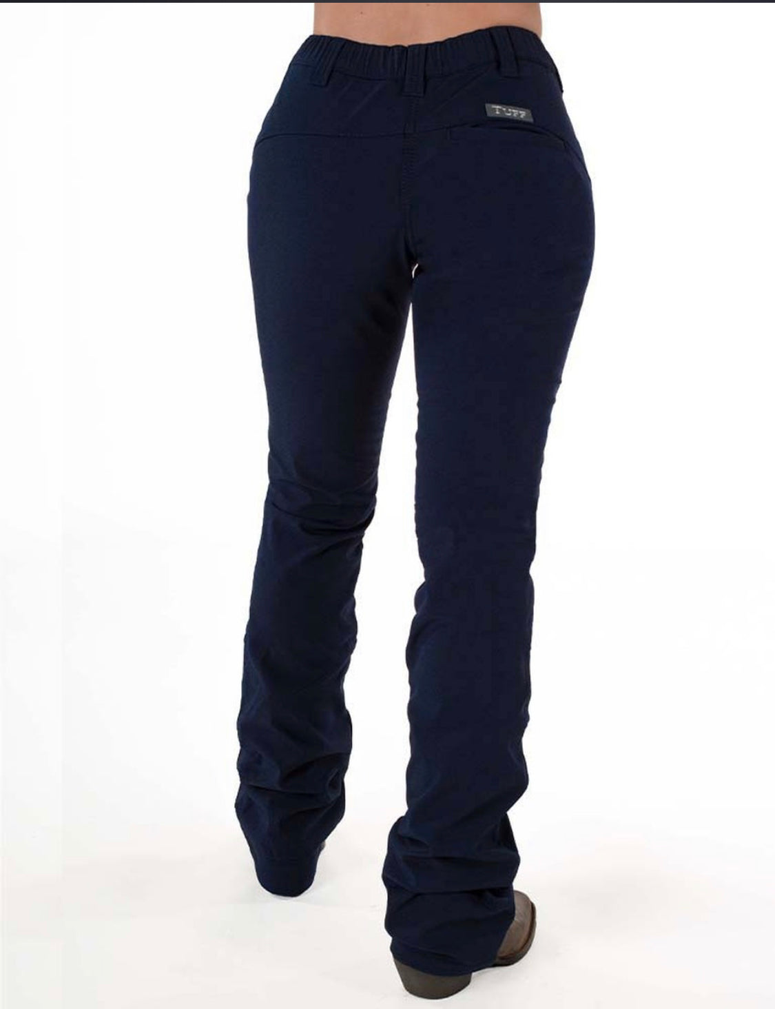 Navy Cowgirl Tuff Work Hard Play Hard