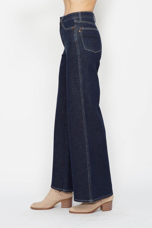 Judy Blue Retro Wide Leg Jeans 7 and 9 remains