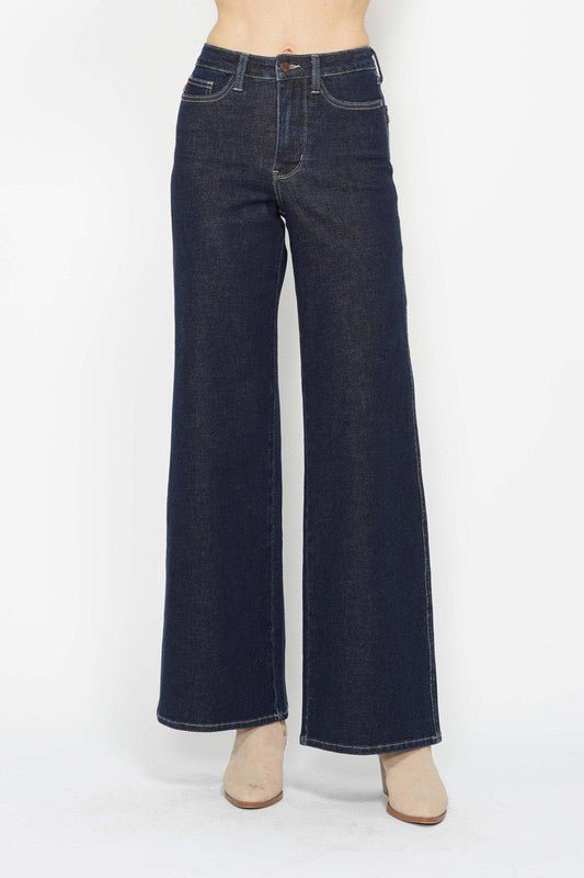 Judy Blue Retro Wide Leg Jeans 7 and 9 remains