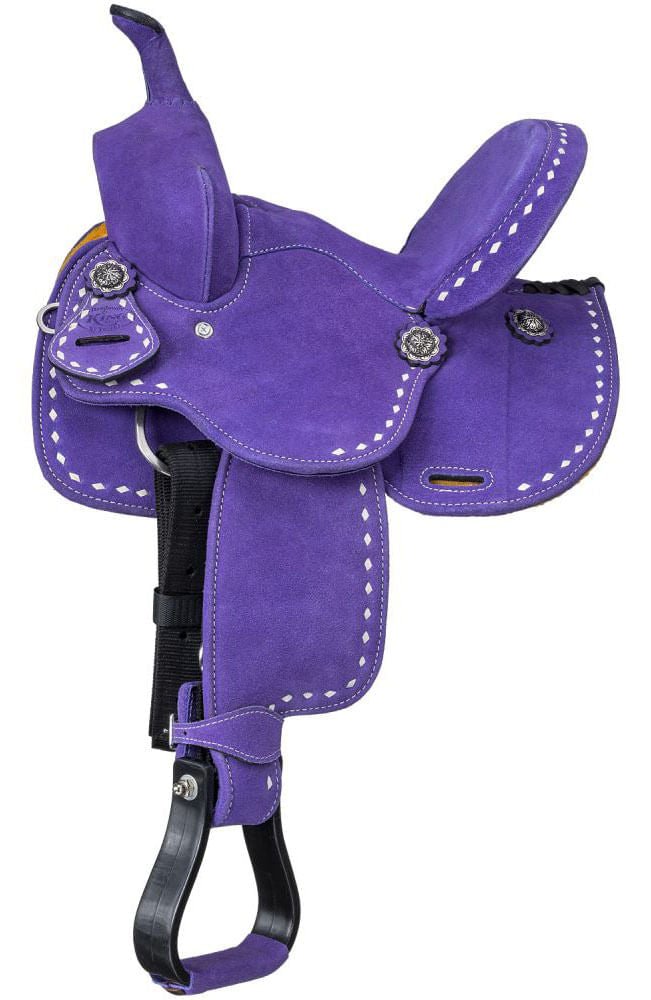 King Series Stratford Suede Barrel Saddle