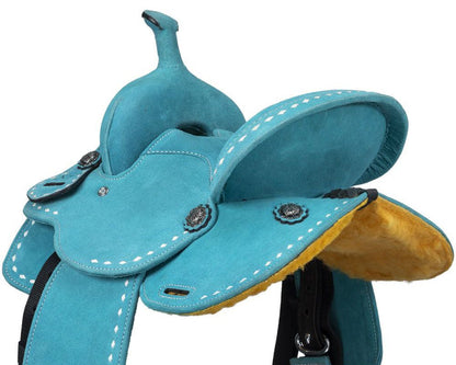 King Series Stratford Suede Barrel Saddle