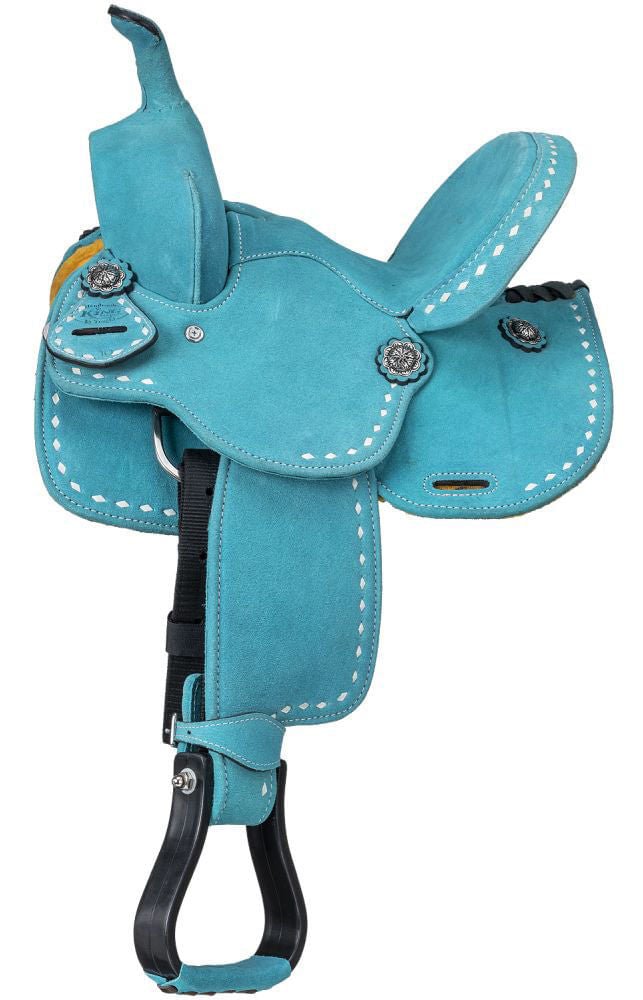 King Series Stratford Suede Barrel Saddle