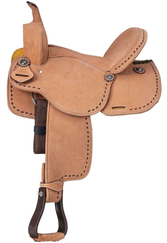King Series Stratford Suede Barrel Saddle