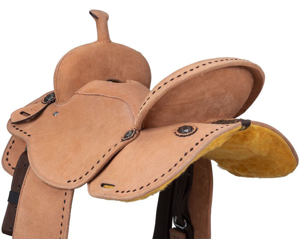 King Series Stratford Suede Barrel Saddle