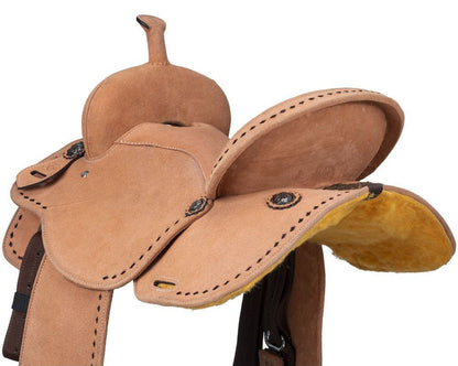 King Series Stratford Suede Barrel Saddle