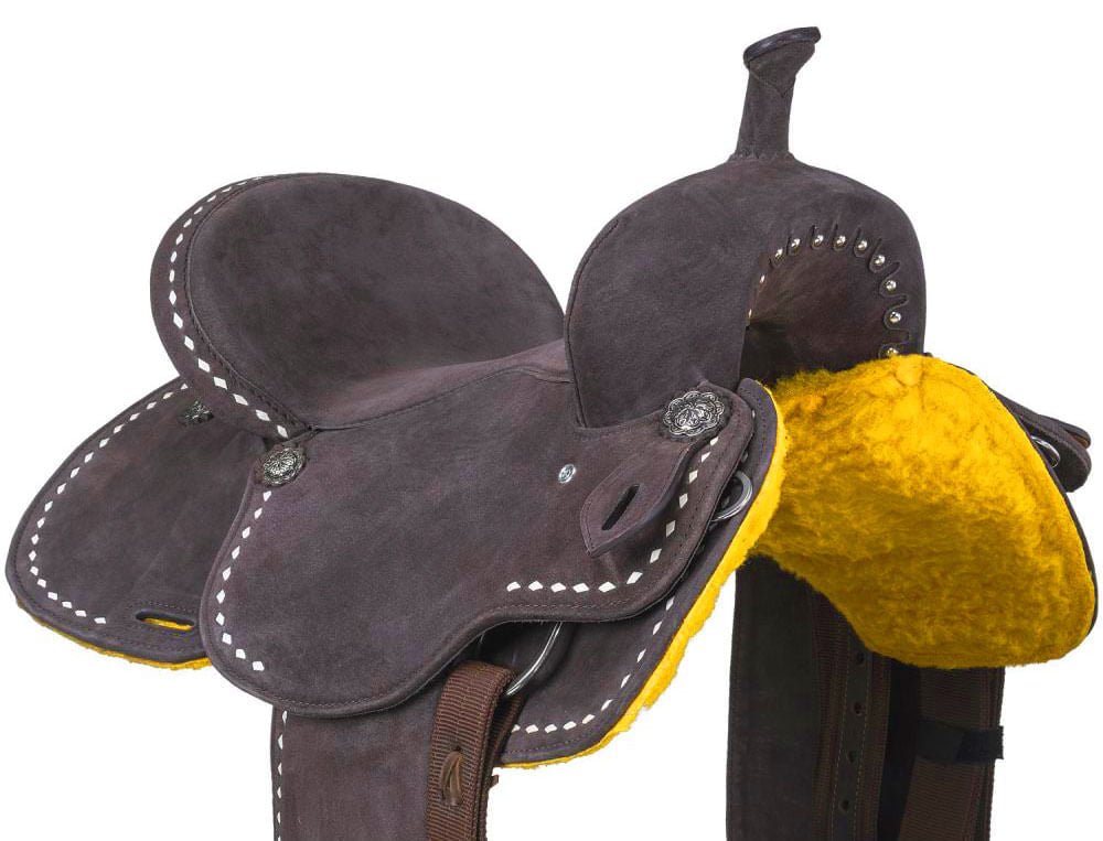 King Series Stratford Suede Barrel Saddle