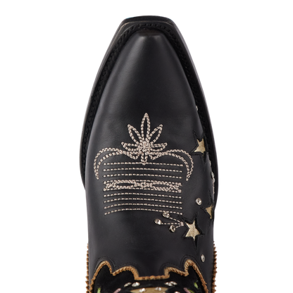 Stars Align Boot - Jet Black & Ceramic Crackle