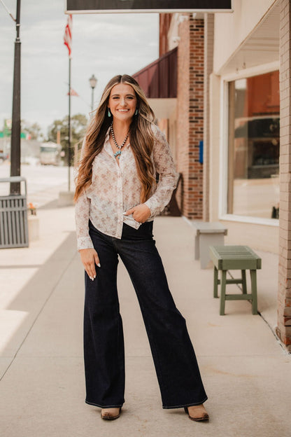 Let'r Buck Chiffon Blouse