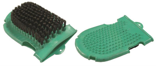 GLOVE MASSAGE DUAL - BLUE