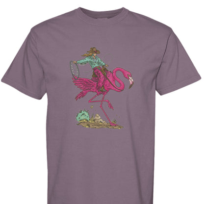 bucking flamingo- cc tee
