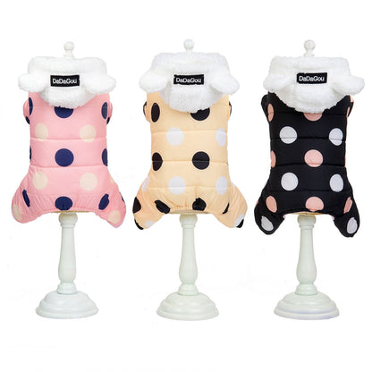 Big Polka Dot Snowsuit Jumpsuit