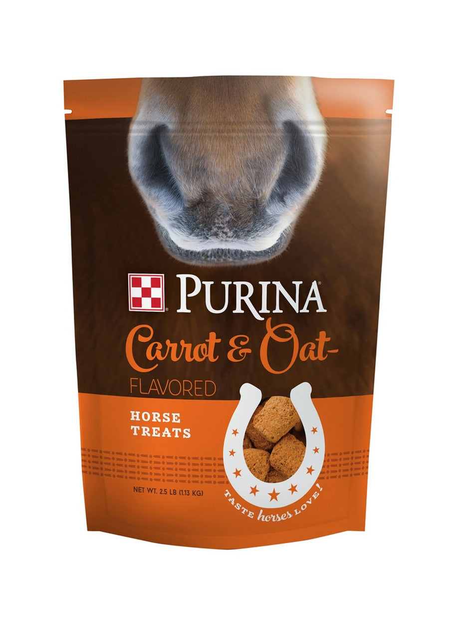 Purina Carrot & Oat Horse Treats - 2.5 LB